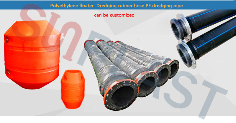 HDPE kotrócső-pipe floats-Rubber hoses